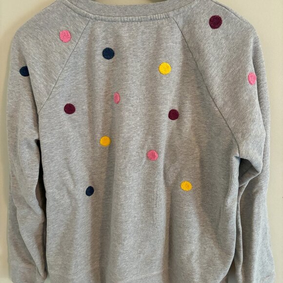 Boden women's grey crewneck sweatshirt, size M - Picture 3 of 6